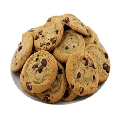 Mini Chocolate Chip Cookies 30 Count - Ea