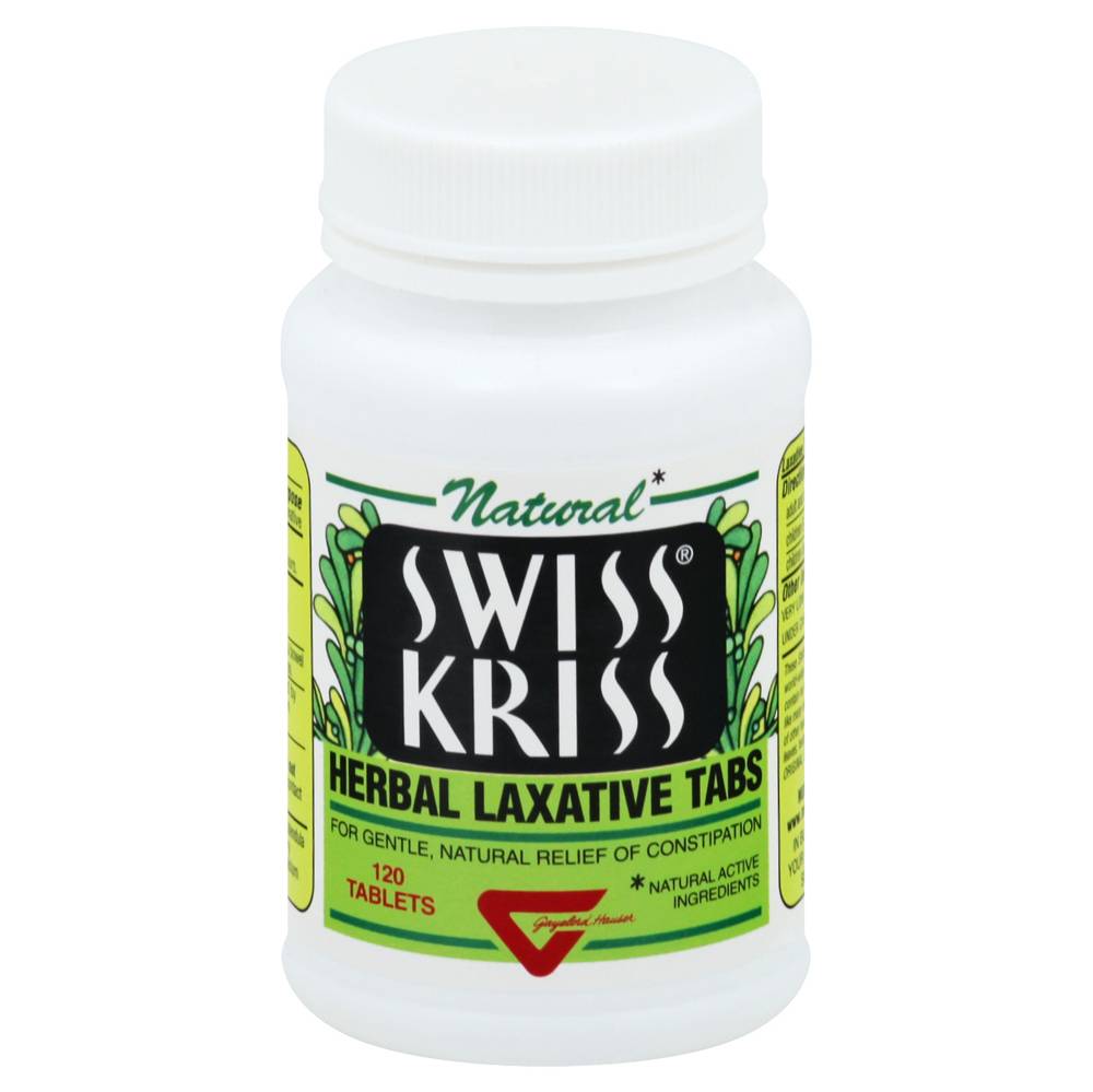 Swiss Kriss Natural Herbal Laxative Tabs (120 ct)