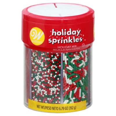 Wilton Xms Trad Tall 6 Cell Sprinkles