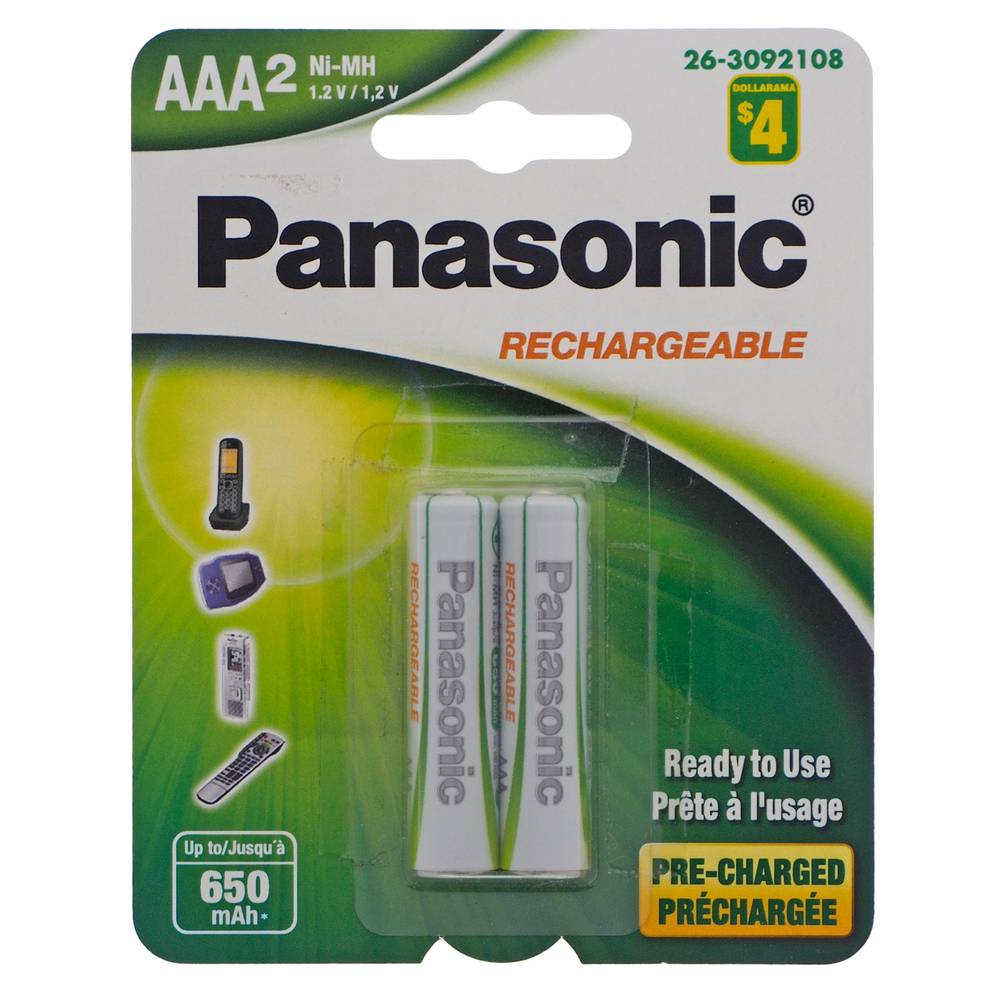 Batteries rechargeables AAA