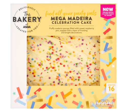 ASDA The Bakery Mega Madeira Celebration Cake