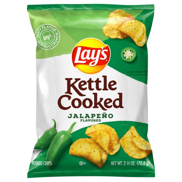 Lays Kettle Cooked Jalapeño 2.5oz