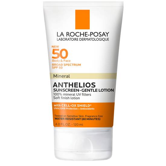 La Roche-Posay Anthelios Mineral Sunscreen Gentle Lotion - SPF 50, 4 fl oz