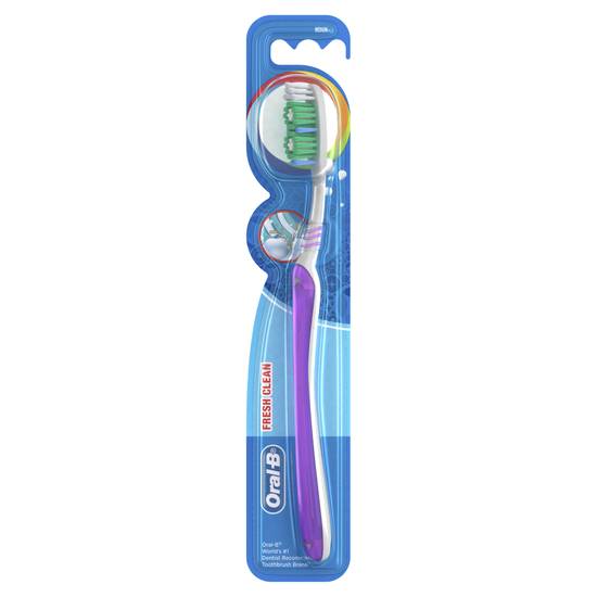 Oral-B All Rounder Fresh Clean Toothbrush Medium 1pk