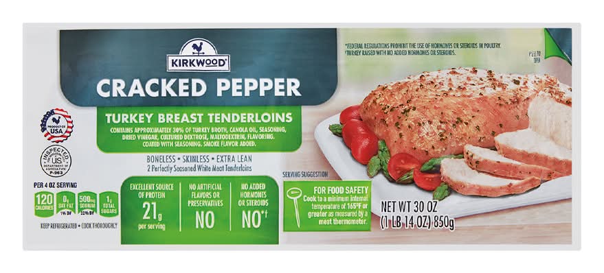 Kirkwood Cracked Pepper Turkey Breast Tenderloins (30 oz)