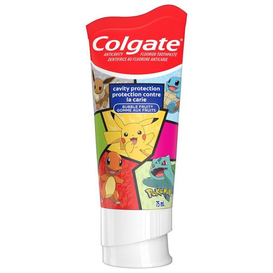 Colgate Kids Pokemon Bubble Fruit Toothpaste (75 ml)
