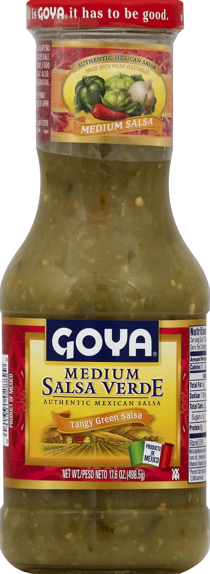 Goya Medium Salsa Verde (17.6 oz)