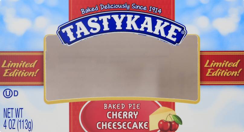 Tastykake Cherry Cheesecake Baked Pie (4 oz)