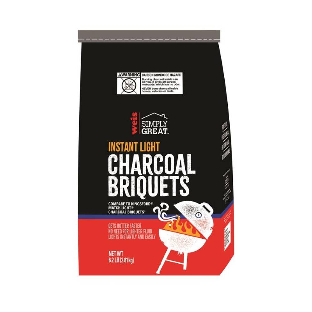 Weis Simply Great Charcoal Briquets Instant Light