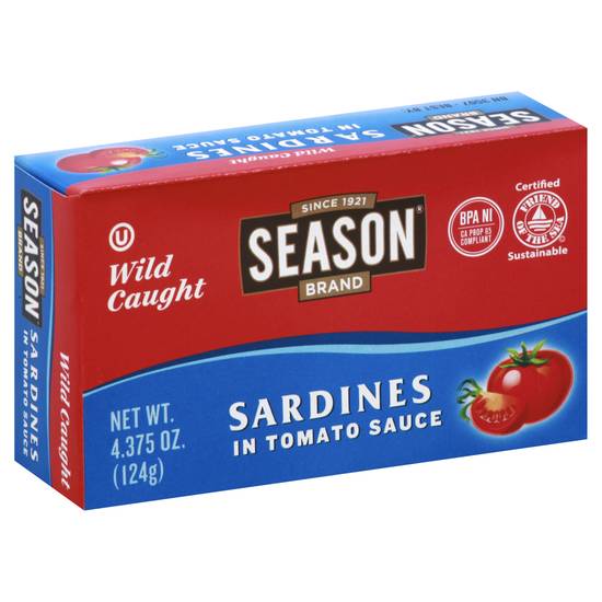 Season Wild Caught Sardines in Tomato Sauce