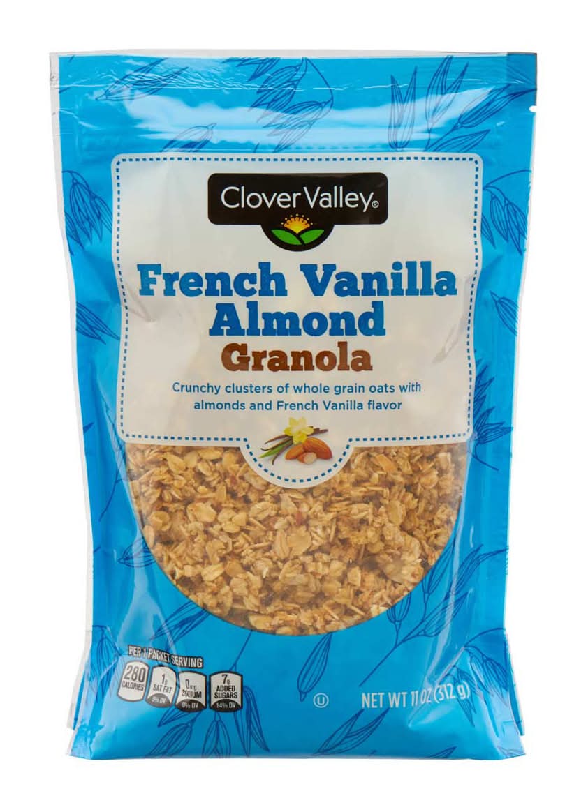 Clover Valley French Vanilla Almond Granola 11 Oz