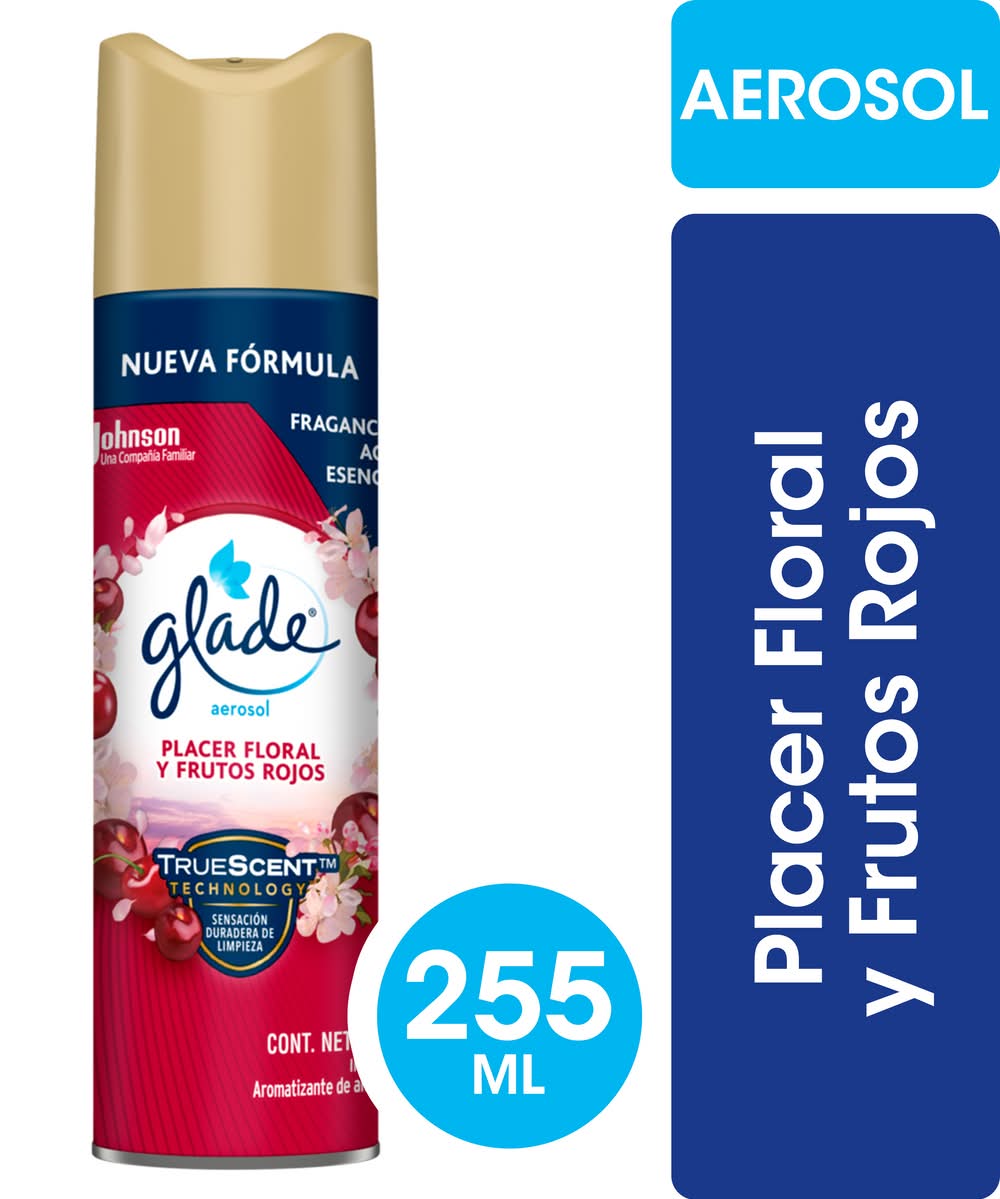 Glade · Ambientador en aerosol - Placer Floral - Frutos Rojos (255 ml)