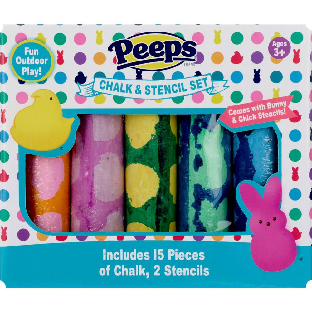 Peeps Chalk & Stencil Set