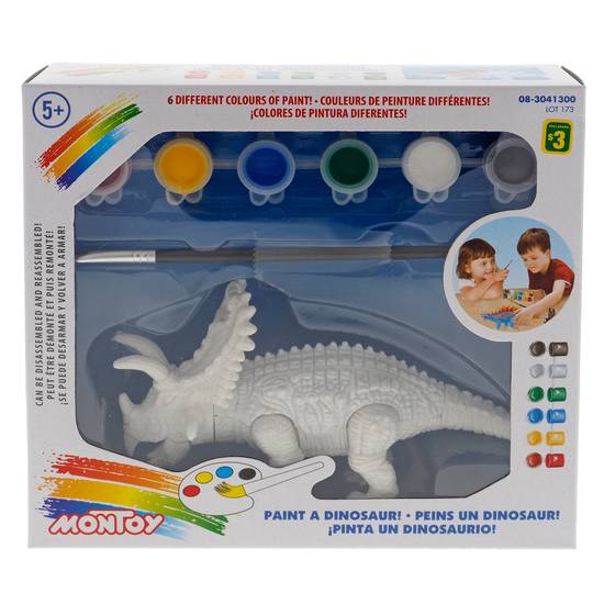 Montoy Paint Your Own Dinosaur Set (##)