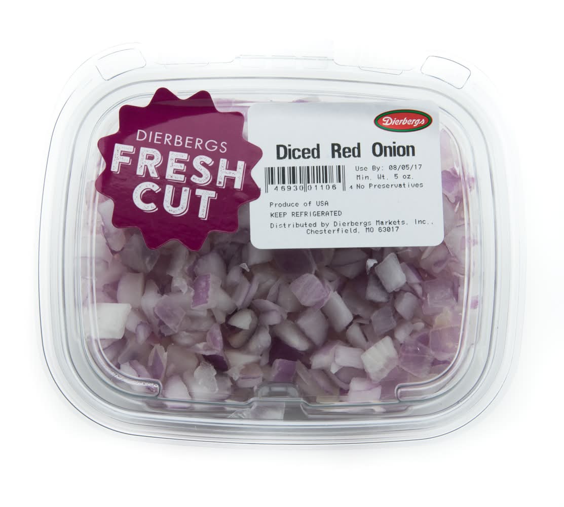 Dierbergs Fresh Cut Diced Red Onion (5 oz)