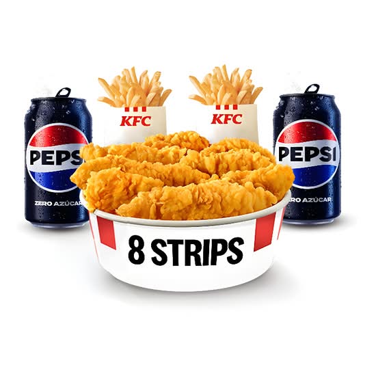 Chicken share 8 Strips Combo