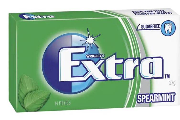 Extra Envelope Spearmint 14pc