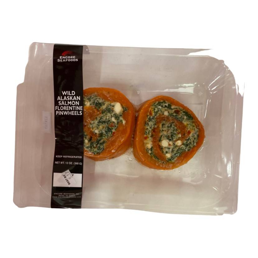 Encore Seafoods Wild Alaskan Salmon Pinwheel With Florette Stuffing