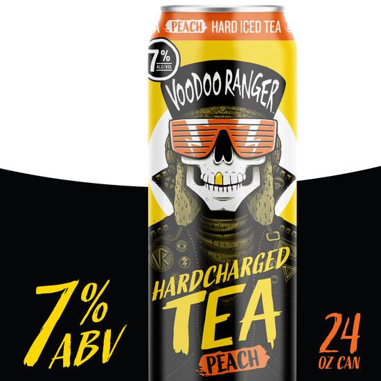 Voodoo Ranger Hardcharged Tea-Peach (24 fl oz) (peach)
