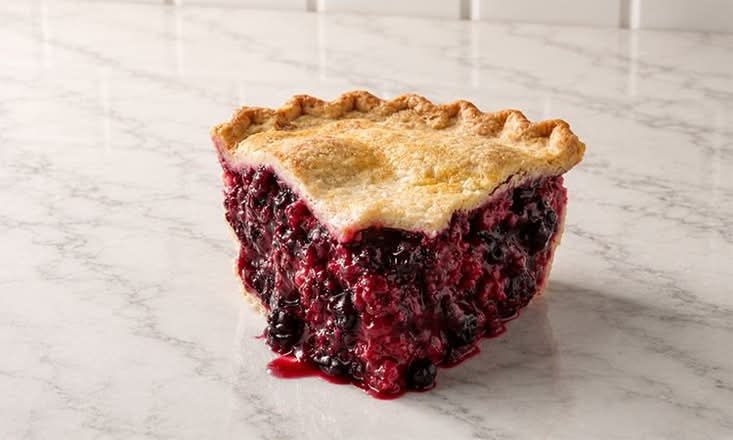 Wildberry Pie, slice