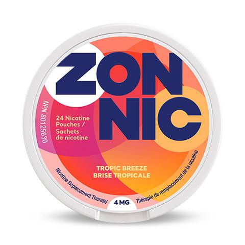 Zonnic Regular Tropic Breeze 4mg - 24 Nicotine Pouches