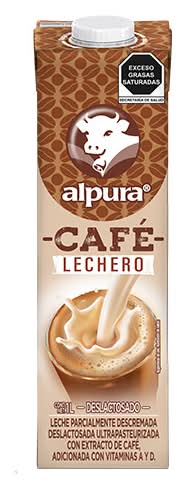 Alpura · Café lechero deslactosado (1 L)