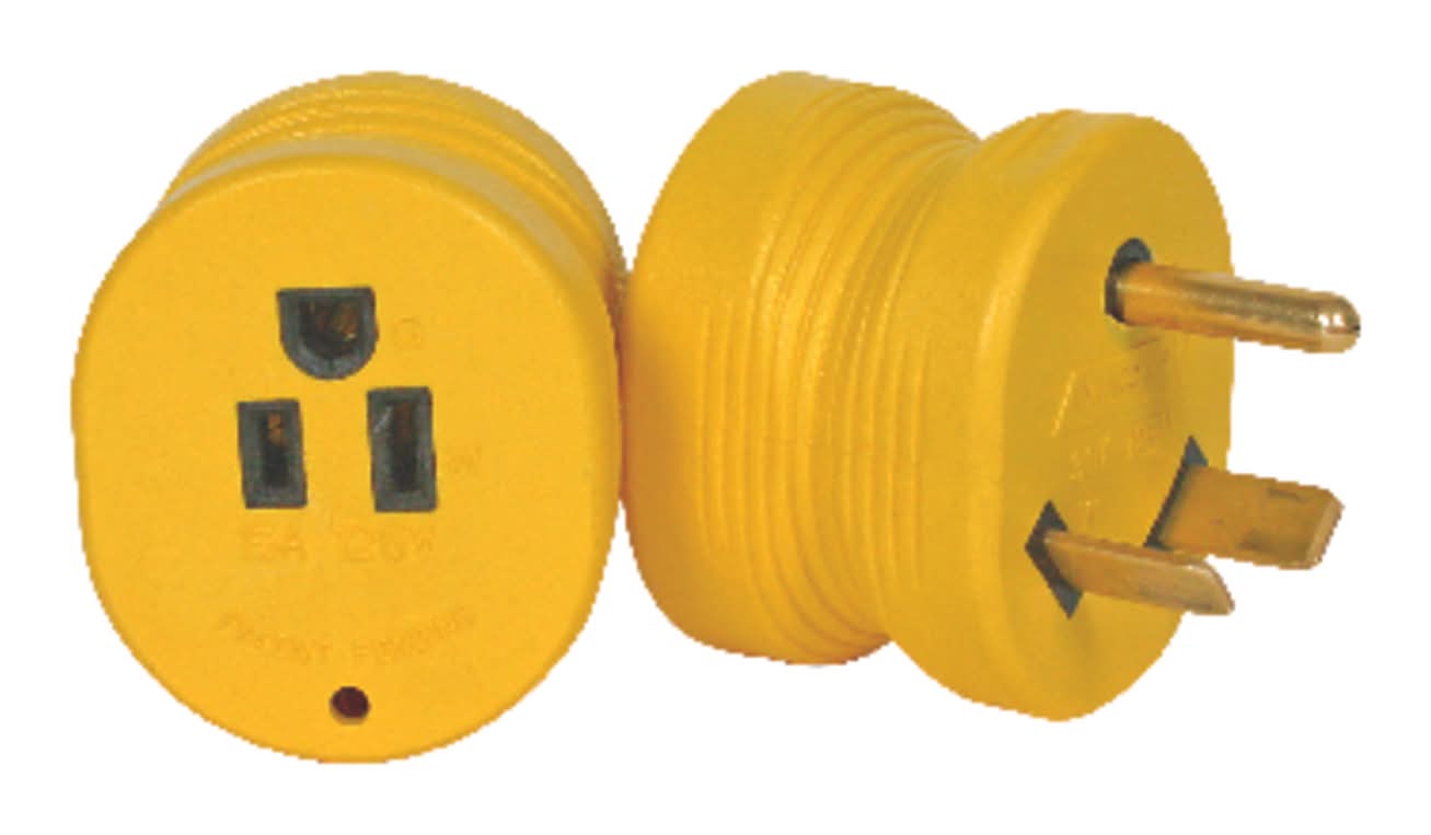 Camco Power Grip 30 Amps Rv Electrical Adapters 1 Pk