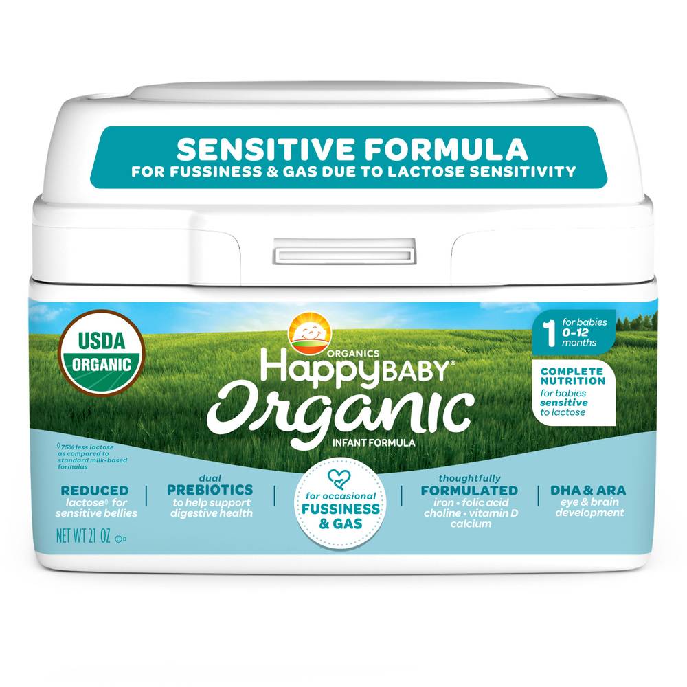 Happy Baby Organics Stage 1 Milk Based Powder Infant Formula With Iron