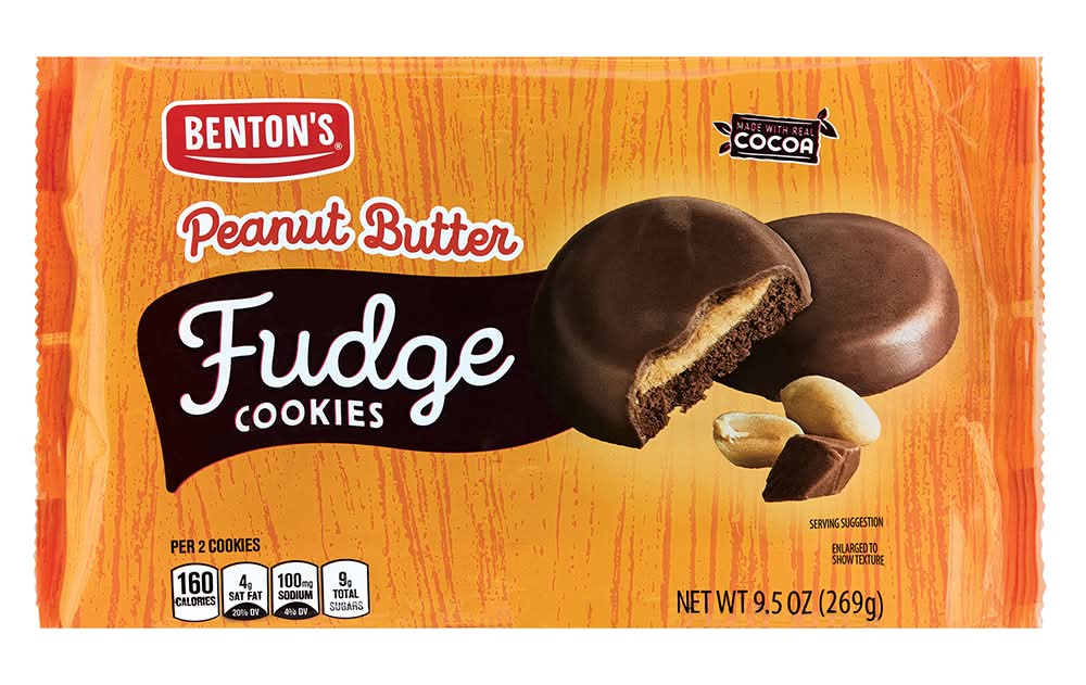 Benton's Fudge Cookies, Peanut Butter (9.5 oz)