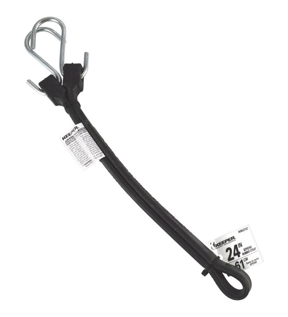 Keeper Black Tarp Strap 24 In. L 1 Pk