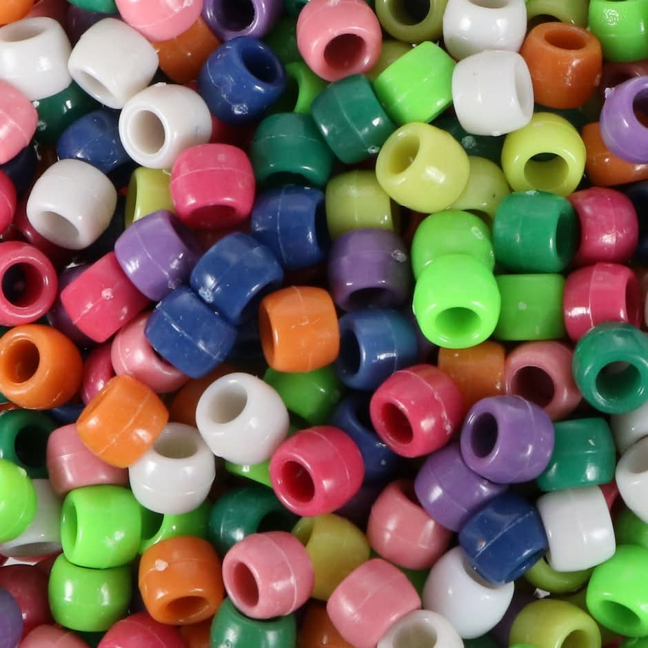 Crafters Union Plastic Pony Beads (400 ct)