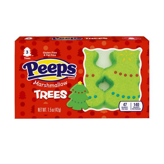 Order Peeps Marshmallow Trees Christmas Candy - 3 ct food online from Rite Aid store, Oceanside on bringmethat.com