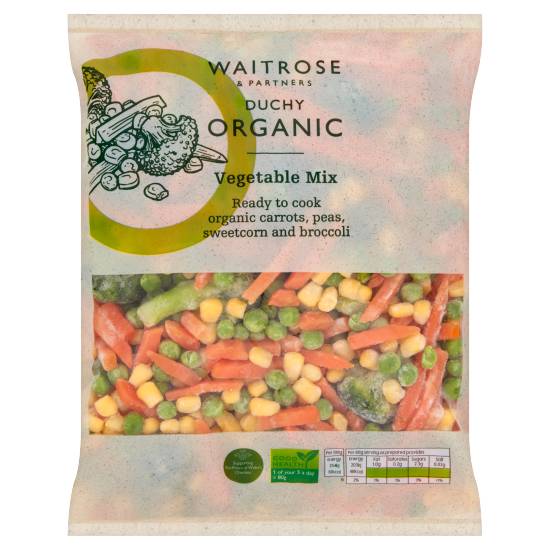 Waitrose Frozen Duchy Organic Vegetable Mix