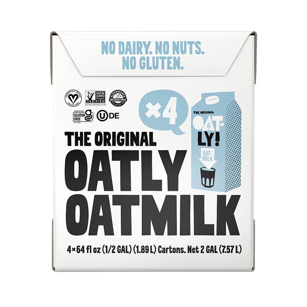 Oatly! Original Oat Milk (64 fl oz, 4 ct)