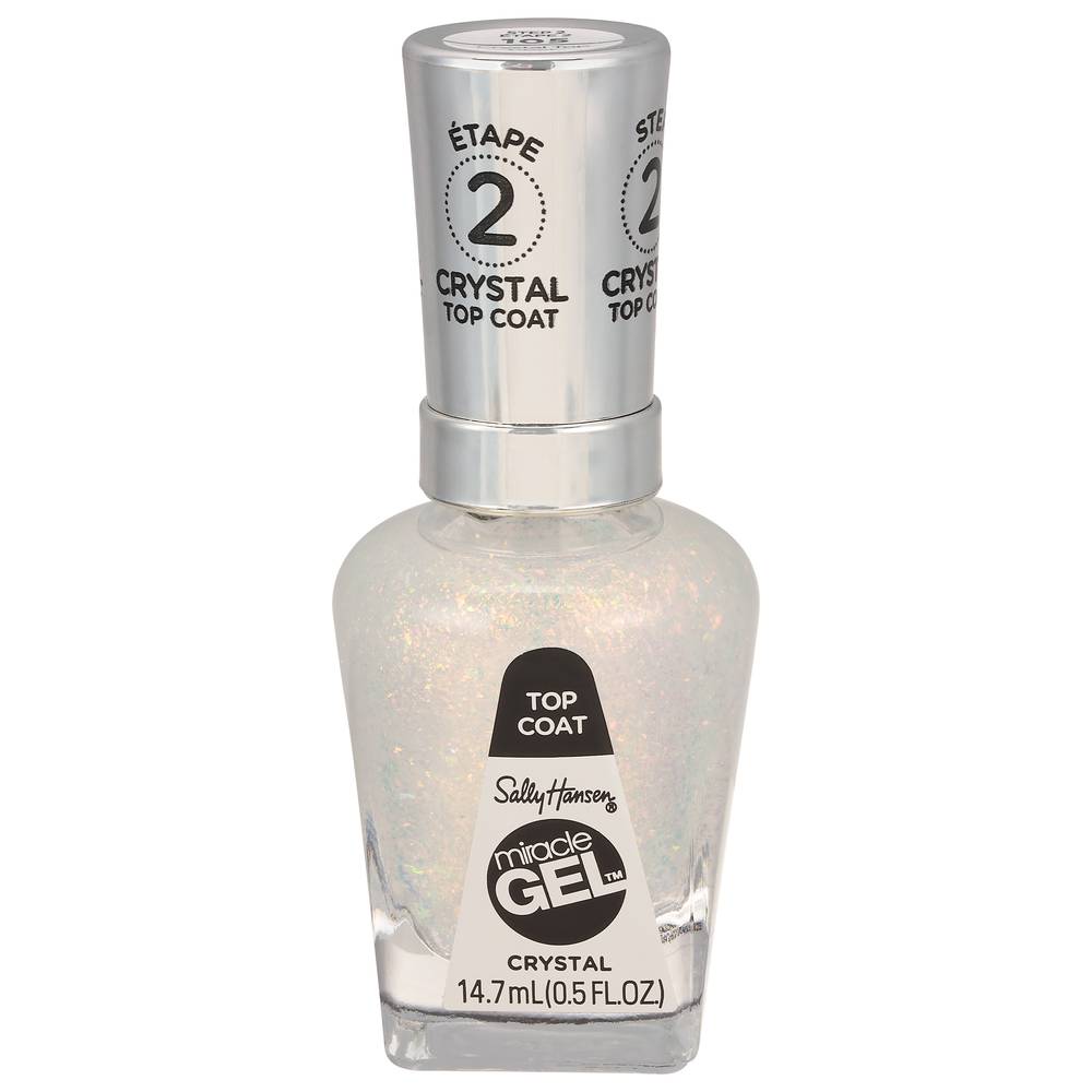 Sally Hansen Miracle Gel Crystal Top Coat Nail Polish (crystal)