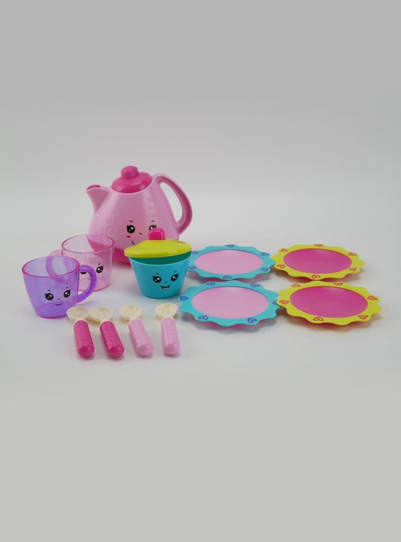 Paris · Juguetes mini hogar set de té - Rosa