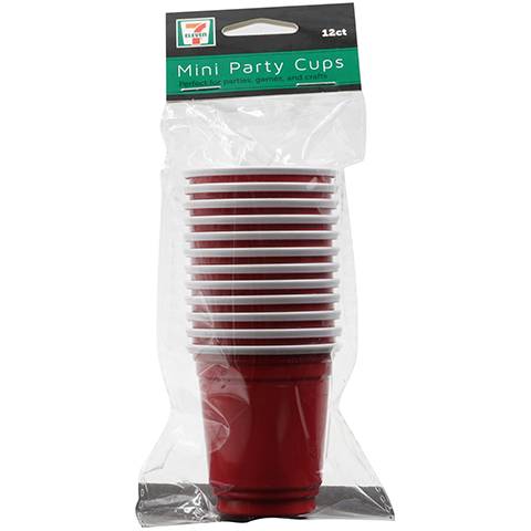 7-Eleven Red Mini Party Cup 12ct