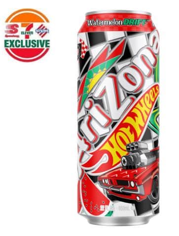 AriZona Hot Wheels Watermelon Drift 22oz Can