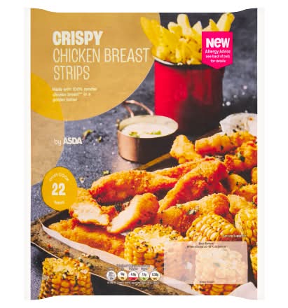 ASDA Crispy Chicken Breast Strips (400g)