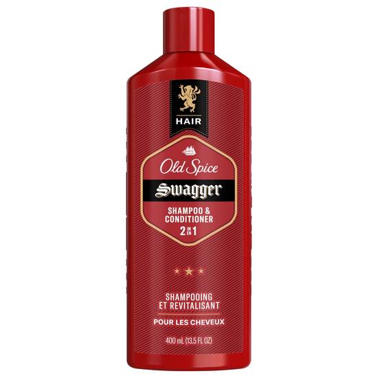 Old Spice Swagger 2 in 1 Shampoo & Conditioner (13.5 fl oz)
