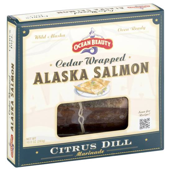 Ocean Beauty Wild Cedar Wrapped Alaska Salmon