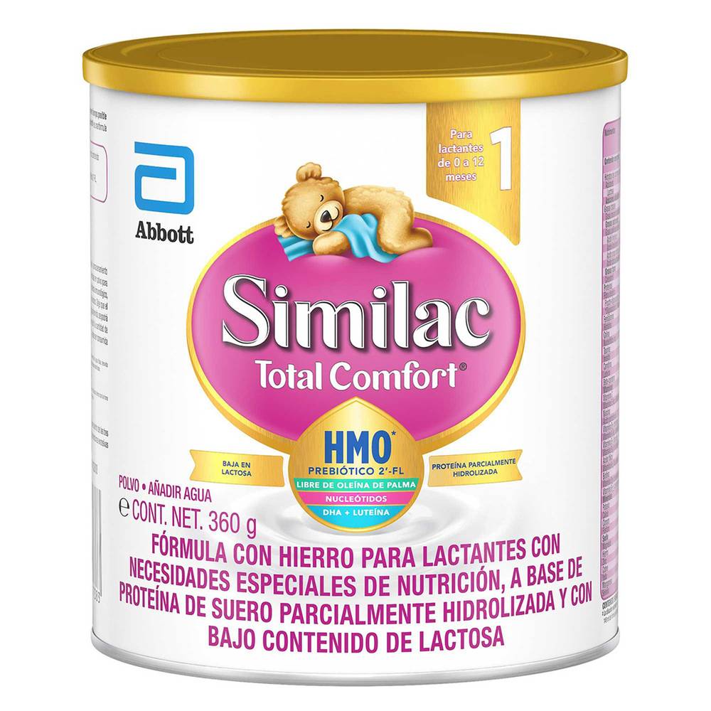 Similac fórmula infantil total comfort etapa 1 (lata 360 g)