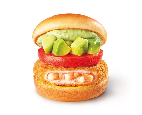 アボカド海老カツバーガー 〜国産バジルマヨ〜