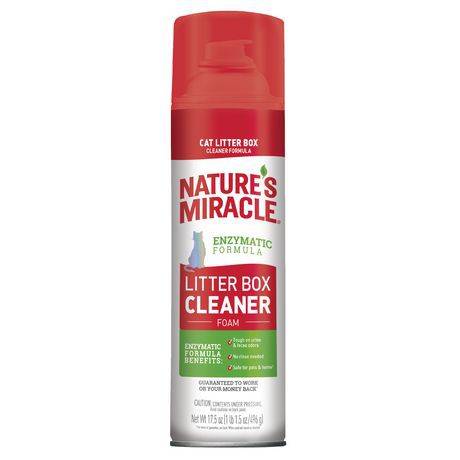 Nature's Miracle Litter Box Cleaner Foam (496g)