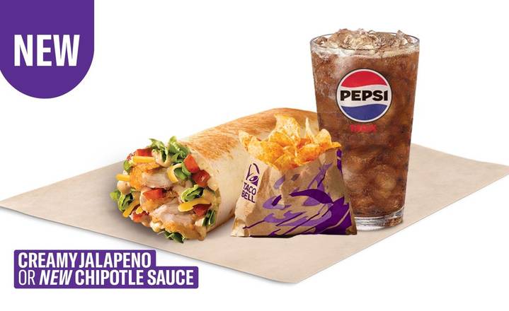 Crispy Chicken Burrito Meal