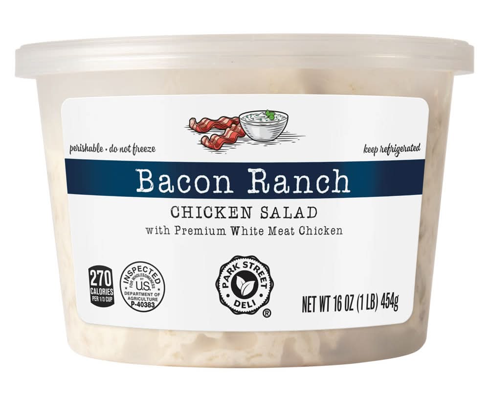 Park Street Deli Premium White Meat Chicken Salad, Bacon Ranch (16 oz)