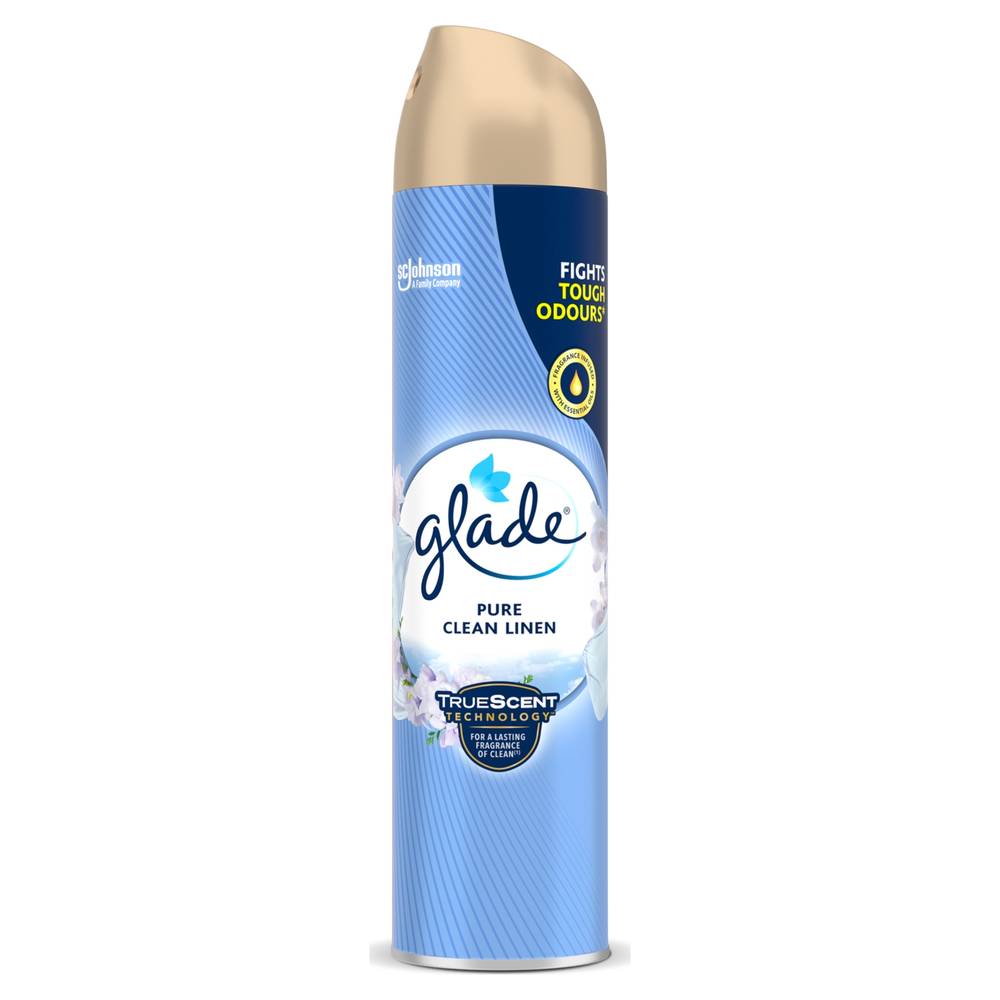 Glade Clean Linen, Aerosol Air Freshener (300ml)