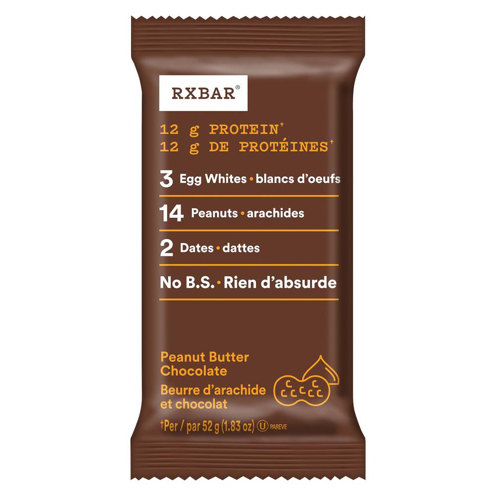 RXBAR Peanut Butter and Chocolate Protein Bar (52 g)