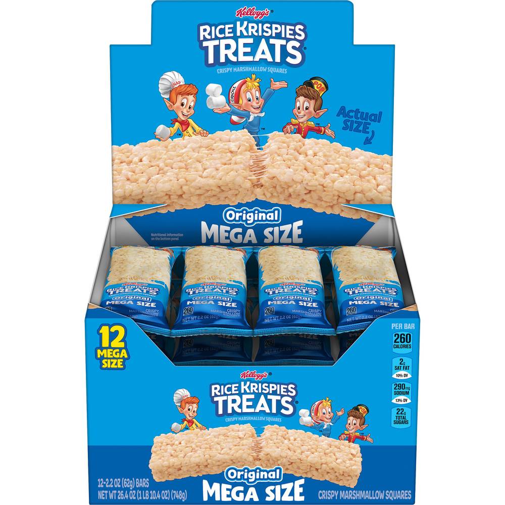 Rice Krispies Treats Original Crispy Marshmallow Squares (1.65 lbs, 12 ct)