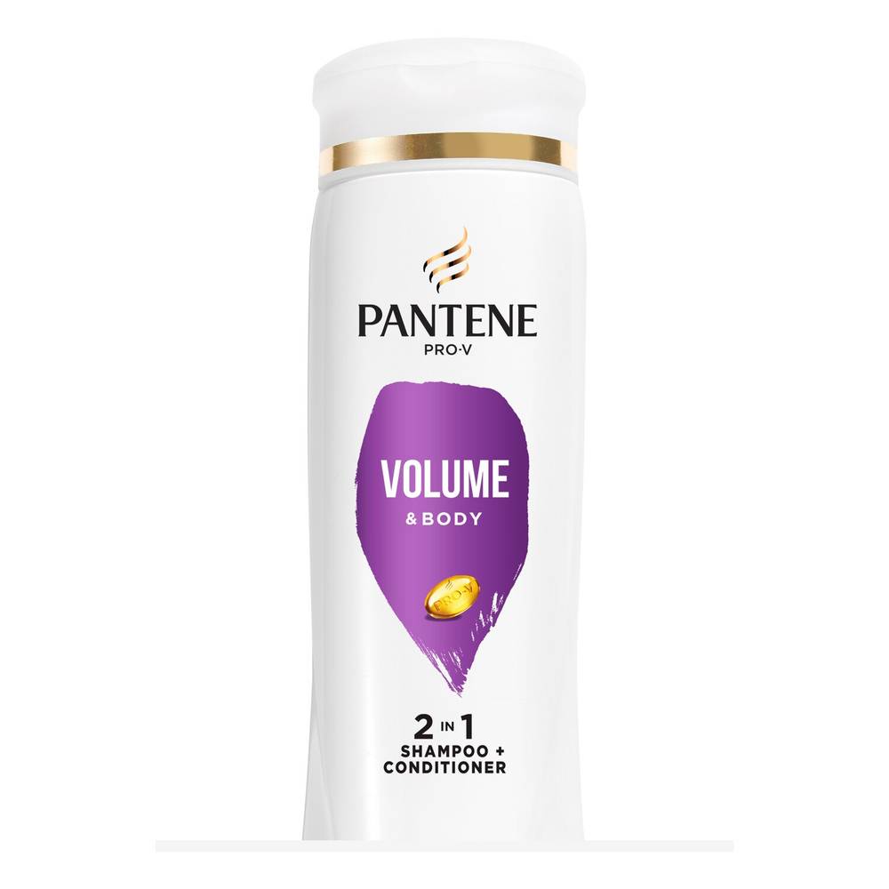 Pantene Pro-V Volume & Body 2in1 Shampoo + Conditioner, 12 OZ